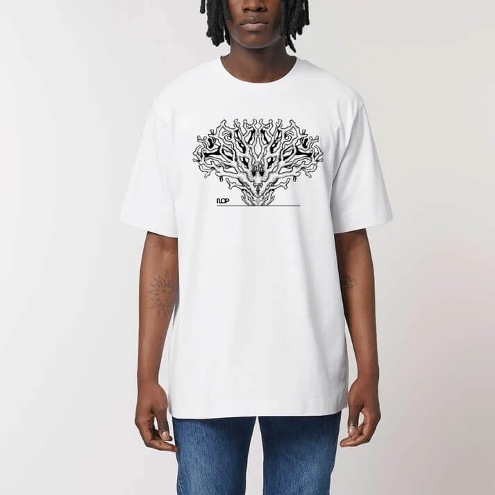 Deep Sea Coral T-shirt sustainable and organic