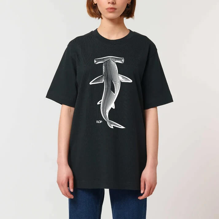 Deep Sea Hammerhead Shark T-shirt sustainable and zero waste